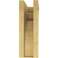 thumbnail image 4 of 4"W x 8"D x 12"H Classic Viola Rough Cedar Woodgrain TimberThane Corbel, Primed Tan, 4 of 6