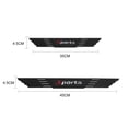 thumbnail image 3 of Fauful 4 Pack Black Rubber Car Door Scuff Sill Cover Scratch Protector Pad Sports Style, 3 of 5