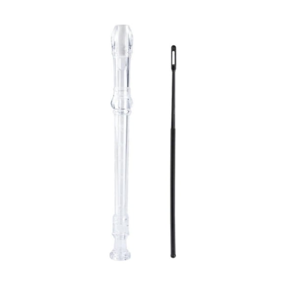 HILABEE Soprano Recorder Instrument C Key Descant Flauta for Class Beginners Student Clear