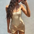 thumbnail image 3 of Traje de falda corta de verano ajustado para mujer Traje de playa con falda de mono ajustado sexy Hugtrwg Para estrenar, 3 of 6