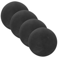 IDEANATEGRATE Bouncing Balls Black 4Pcs 2.16X2.16X2.16in