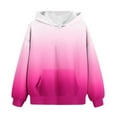 thumbnail image 3 of Moocorvic Hoodie Sweatshirts for Girls, Soft Long Sleeves Pullover Tie Dye&Floral Print Tops Size 2-14(Pink,3-4 Years), 3 of 7