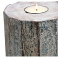 thumbnail image 3 of Taran Designs Handcrafted Solid Wood Decorative Candle Stand in White, 3 of 3