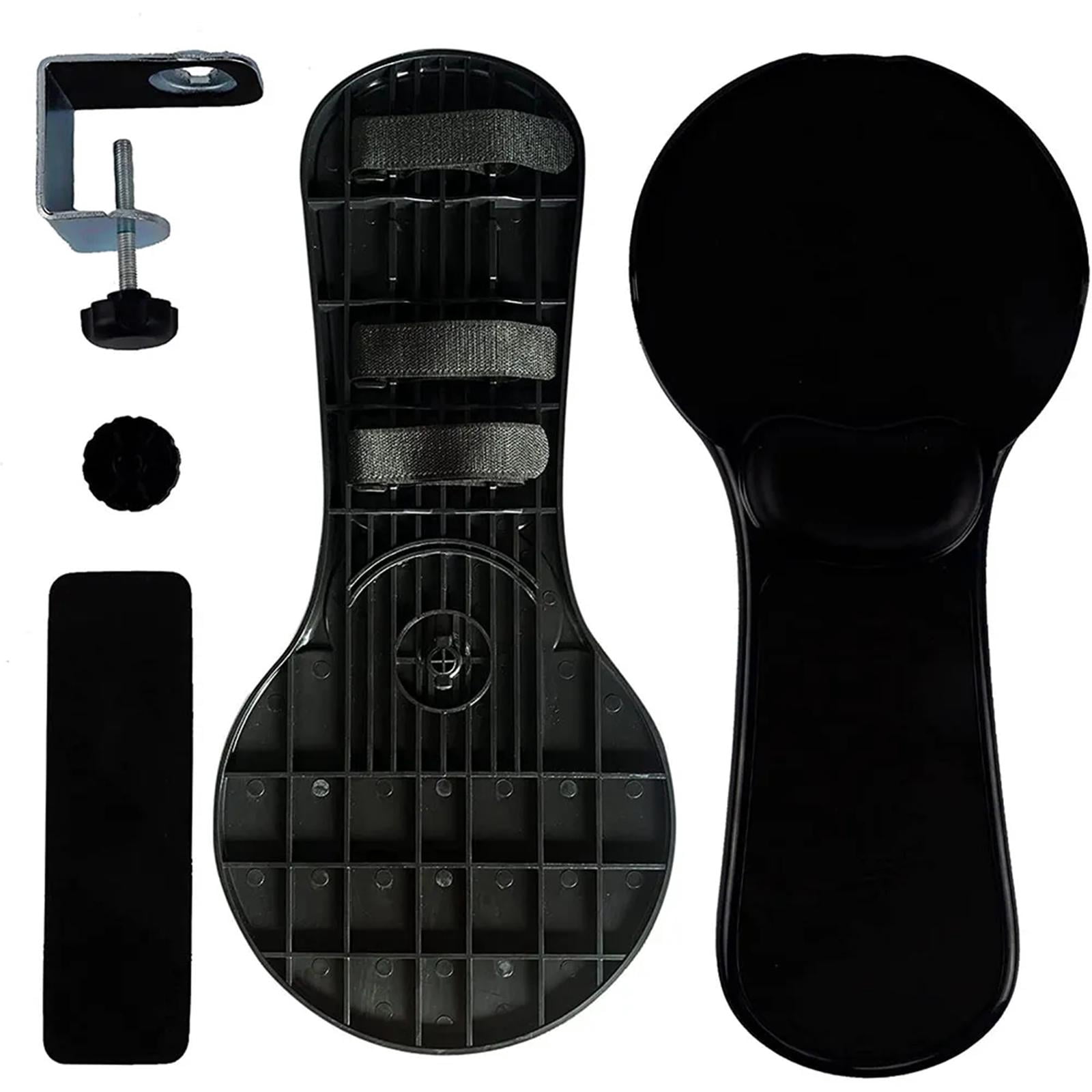 LeeQinersw Computer Ergonomic Armrest Wrist Support for Desk and Chair Dual Purpose Easy to Black