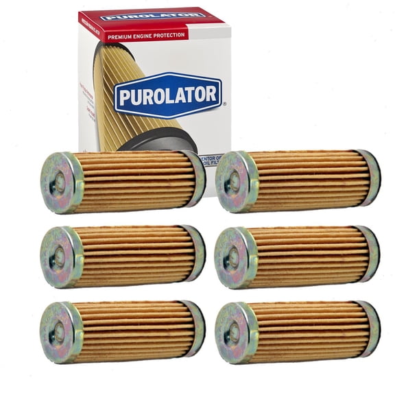 6 pc Purolator F10120 Fuel Filters for 222-4652 23048 3048 33048 504 5048 5648 5650906 5651536 5651921 86048 95048 AG803 AGF-120 ALG-441 BG120 CFP120 CG12 CG120 CG120AP CG12PBG CNG-12 F-12 FE-143