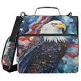 thumbnail image 2 of Zipper Binder Eagle 1.5 Inch Binder Folder Bag with Shoulder Strap and Handle, 2 of 8