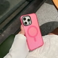 thumbnail image 6 of Allytechgroup Slim Phone Case for Apple iPhone 15, Matte Shockproof iPhone 15 Cover Compatible with MagSafe, Translucent Slim Fit Cell Phone Case, Pink, 6 of 10