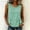 A644 Green, variant on Xdegoge Womens Gingham Plaid Sleeveless Shirts Casual Scoop Neck Button Split Front Tank Tops Summer Vintage Retro Relaxed Fit Vacation Beach Flowy Blouses Everyday Basic Tees