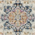 thumbnail image 6 of SAFAVIEH Madison Louise Overdyed Floral Runner Rug, Ivory/Fuchsia, 2' x 8', 6 of 7