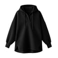 thumbnail image 4 of Vmvidoty Womens Oversized Hoodies Long Sleeve Sweatshirts Hooded Pullover Shirt Casual Tops with Pockets Black M, 4 of 6