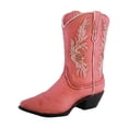 thumbnail image 3 of Jarrón de resina con forma de bota de vaquera, centro de mesa coleccionable, florero con forma de bota Rosa, 3 of 9