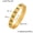 Z355, variant on Waterproof Bracelet for Women - 14K Gold Plated Bangle with Cubic Zirconia - Stainless Steel Hinge Bracelet Jewelry Gifts