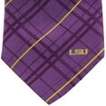 thumbnail image 2 of LSU Tigers Purple Oxford Woven Tie, 2 of 2
