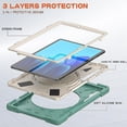 thumbnail image 2 of Funda protectora de color para Samsung Tab S7 Plus de 12,4 pulgadas con soporte para bolígrafo, anillo ajustable grande y protección contra golpes., 2 of 5