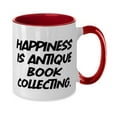 thumbnail image 2 of New Antique Book Collecting Two Tone 11oz Mug, Happiness is Antique Book Collecting, Special Gifts for Men Women, Holiday Gifts, 2 of 2