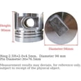 thumbnail image 3 of S4S Engine Overhaul Rebuild Kit For Mitsubishi S4S S4SD S4S-IDI Engine F18B F18C Forklifts MGP45SE MGP45E Generator For Caterpillar CAT 3044 Engine 32A17-00100 32A1700100, 3 of 9