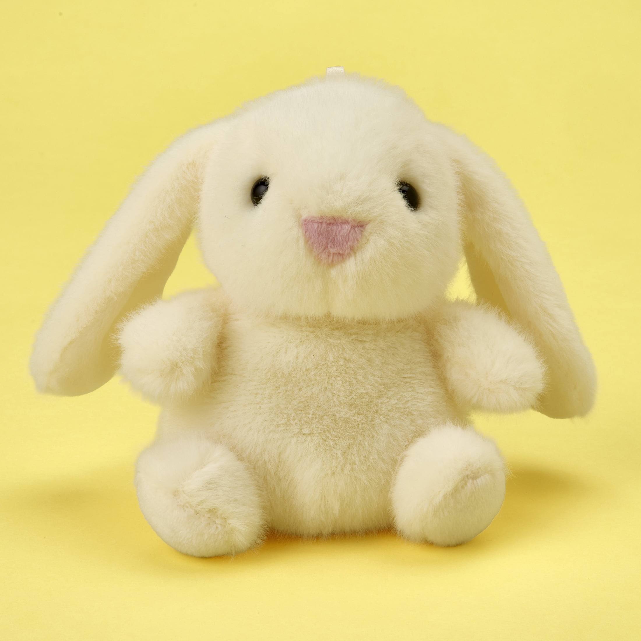 Buttercups Bunny Plush Toy 4.5 inch – Small Stuffed Animal for Kids, Soft White Bunny, Mini Plush Gift
