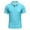 89# Cyan, variant on Mens Polo Golf Shirts with Pocket Cooling Performance Moisture Wicking Polo Shirts Wine XXXL