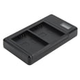 thumbnail image 3 of E5 Battery Dual Charger, Portable Dual Bay Battery Charger Multiple Protection Smart Convenient  For Camera  E5 Battery, 3 of 8