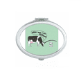 thumbnail image 1 of Origin Cow Milk Art Deco Fashion Mirror Portable Fold Hand Makeup Double Side Glasses, 1 of 3