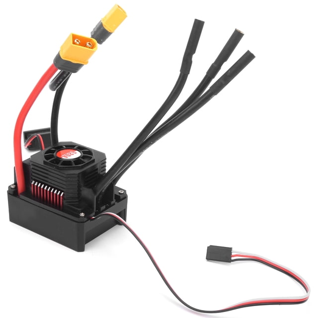 ESC Con Tapón Dual XT60, Controlador de Velocidad Eléctrica 120A Superpase-Hobby Para Automóvil de control Remoto para Automóvil