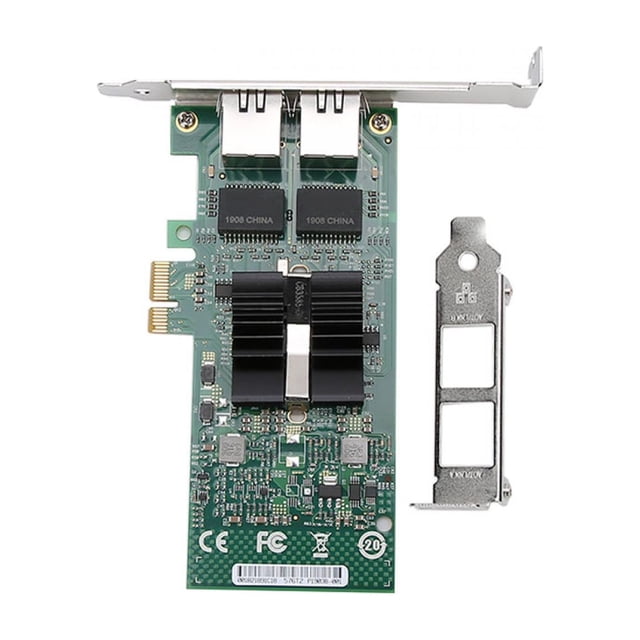 Carte Réseau Double Port pour INTEL, pour INTEL 82576-T2 Gigabit PC E Carte Réseau Double Port Gigabit Fonctionnalité Réseau Polyvalente