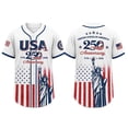 thumbnail image 5 of LEKWK 250Th Anniversary USA Shirts for Men V Neck Breathable American Flag T-Shirt Short Sleeve Loose 4Th of July Shirt 250 Years Birthday Patriotic Tops, 5 of 9