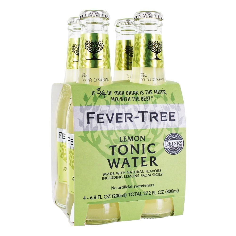 FeverTree Tonic Water Mixers Lemon 4 Pack