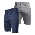 thumbnail image 1 of 2 Bermudas Short Stretch De Gabardina Hombre Playa Casual, 1 of 8