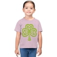 thumbnail image 2 of Heart-Shaped Shamrock St. Patricks Day Symbol of Luck Toodler's T-shirt, 2 of 3