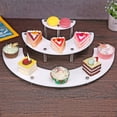 thumbnail image 4 of Advancent Soporte de acrílico para cosméticos, estante de almacenamiento para postres, soporte transparente para juguetes de aperitivos, adorno para Decoración del hogar Blanco Advancent HA009231-01B, 4 of 6