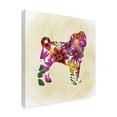 thumbnail image 2 of Trademark Fine Art 'Flower Power Pup III' Canvas Art by Grace Popp, 2 of 4