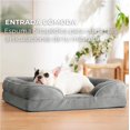 thumbnail image 2 of Cama para perro mediano  cama Para mascota transpirable e impermeable, Sofa cama perro con soporte para cabeza, funda extraible lavable y antideslizante en la parte inferior (GRIS, MEDIANA), 2 of 6