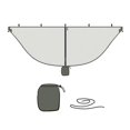 thumbnail image 1 of Almencla Filet de Hamac de Camping Léger Compact Rapide Installation Facile Vert, 1 of 6