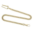 thumbnail image 4 of Men's Railroad Open Face Gold-Tone Analog Quartz Pocket Watch with Chain # GWC15026G, 4 of 5