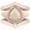 Nude, variant on Pear Silicone Ring with Metal Frame & Stones – Includes 2 Stackable Bands | Patented Design by Rinfit