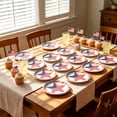 thumbnail image 4 of Sktrjpolfis Patriotic Disposable Paper Plates, 7 Inch 24-Count USA Star Print for 4th of July BBQ, 1-Pack, 4 of 5