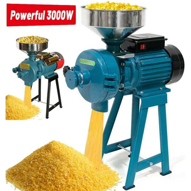 Docred Electric Grain Mill Grinder Dry Wet Grinder, Corn Mill Corn