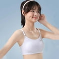 thumbnail image 4 of CAIXIA Girls Training Bras 8-10 Adolescent Girls Backless Bra with Fixed Cups and Adjustable Straps for Junior High and High School Students,14-16 Years, 4 of 5