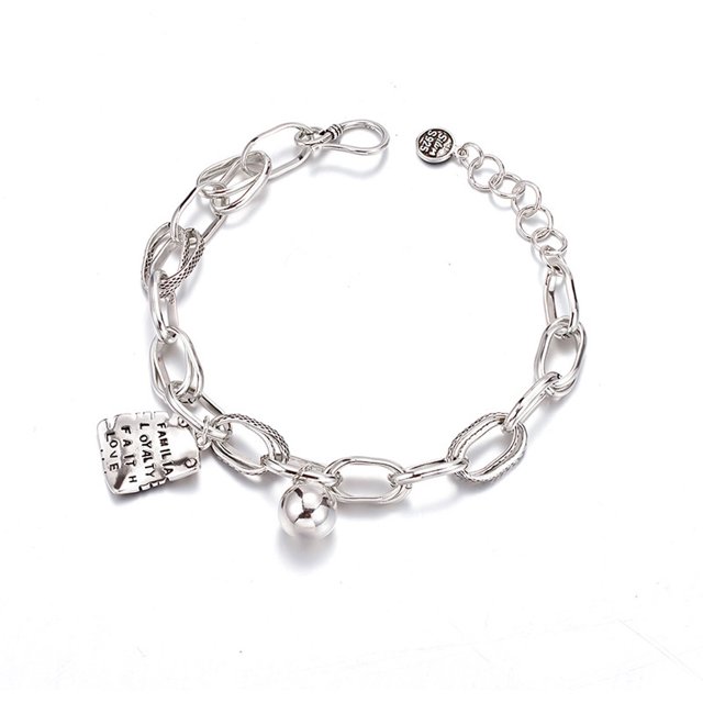 Guardurnaity de cadena Joyería de moda Muñequera Moda Unisex Placa atractiva Carta Diseño especial Estilo punk Ropa, zapatos y accesorios Miscelánea