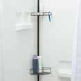 Home Basics 3 Tier Tension Rod Shower Caddy