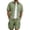 Army Green, variant on Men's Big & Tall Casual Two-Piece Matching Set, Button Down Collar Short Sleeve Shirt & Drawstring Cargo Shorts, Multi-Pocket Workwear Outfit, 3XL-5XL