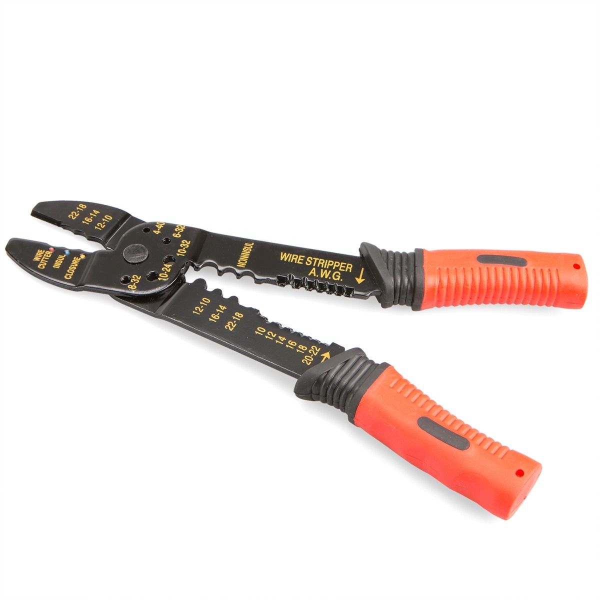 175PC Solderless Terminal Connectors Pliers Wire Stripper