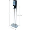 thumbnail image 2 of Cs8 Hand Sanitizer Floor Stand With Dispenser, 1,200 Ml, 13.5 X 5 X 28.5, Graphite | Bundle of 2, 2 of 8