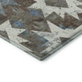 thumbnail image 3 of Addison Rugs Mayfield Premium Machine Washable Transitional Aztec Brown Rectangle Rug, 5' x 7'6", 3 of 7