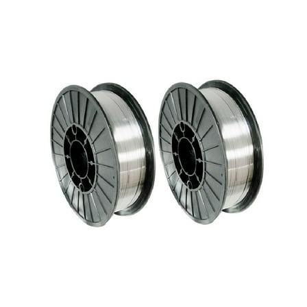 WeldingCity 2-pk E71T-11 Gasless Flux-Cored Mild Steel MIG Welding Wire 0.035" (0.9mm) 10-lb Spool (Pack of 2)