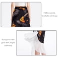 thumbnail image 2 of Broom Chiffon Summer Beach Dress for Women with Polyester Straps, 2 of 6