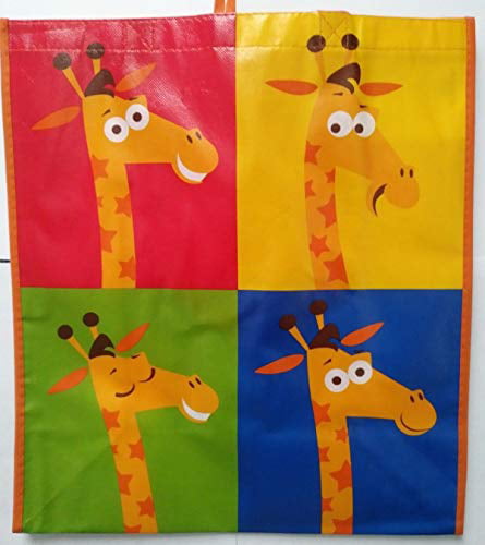 GEOFFREY TOY R US GIRAFFE EXCLUSIVE REUSABLE RECYCLABLE PLASTIC SHOPPING BAG 