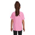 thumbnail image 5 of Athletic Works Girl's Short Sleeve Graphic T-Shirt, Sizes 4-18 & Plus, 5 of 6
