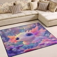 thumbnail image 2 of Ryvnso Axolotl under Sea Area Rug Floor Mats Non-Slip Home Carpet 80 x 58 inch, 2 of 7
